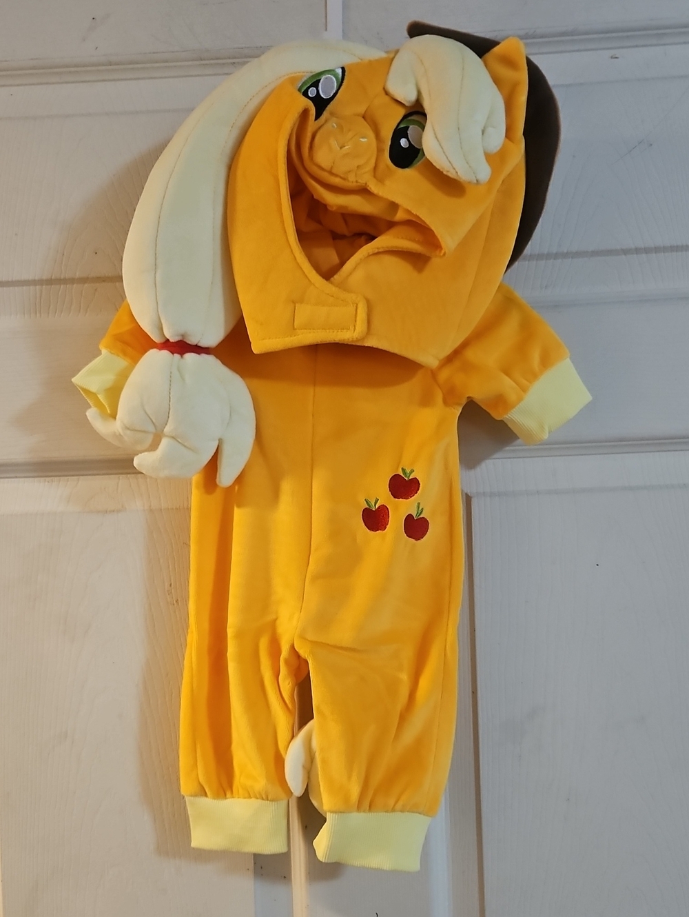My Little Pony 2 Piece APPLEJACK Costume: INFANT: NEW WITH TAGS: 0-3 MTH